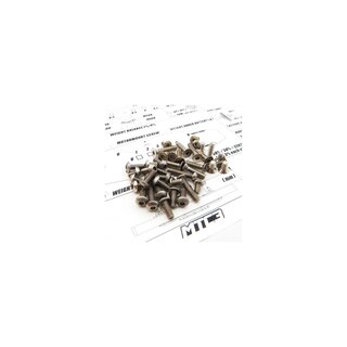 Hiro Seiko MTC3 Titanium Hex Socket Screw Set (95pcs)