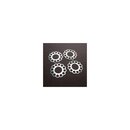 Hiro Seiko Spur Gear Spacer (0.1mm/0.2mm 2 pcs each)