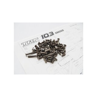 Hiro Seiko TRF103 Titanium Hex Socket Screw Set