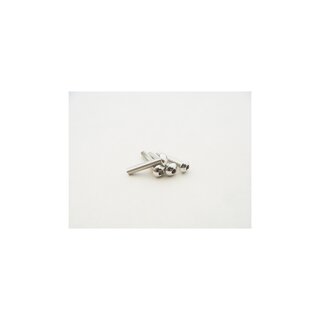 Hiro Seiko  Alloy Hex Socket Button Head Screw M3x18  (4pcs | Silver)