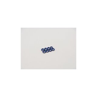 Hiro Seiko M2 Aluminum Countersunk Washer (S-Size) [Y-Blue] (8pcs)