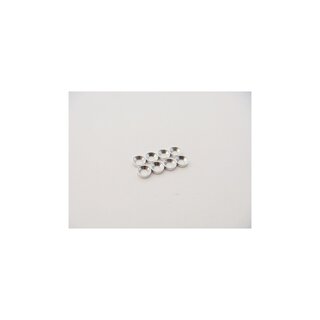 Hiro Seiko M2.5 Aluminum Countersunk Washer (S-Size) [Silver] (8pcs)