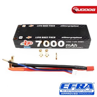 Intellect MC3 7000mAh 130C 7.6V Long Runtime LCG Graphene Stick Pack LiHV
