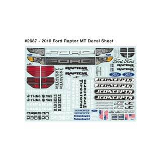 JConcepts 2010 Ford Raptor, Angels BIGFOOT body (Fits ? Losi LMT, Axial SMT10)