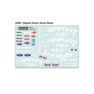 JConcepts 2005 Ford F-250 Super Duty, BIGFOOT Nation body (Fits ? Losi LMT, Axial SMT10)