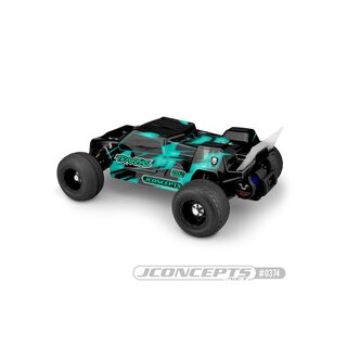 Jconcepts F2 - Rustler VXL body w/ rear spoiler