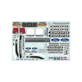 Jconcepts 1993 Ford F-150 - Rustler VXL body w/ rear spoiler