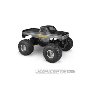 Jconcepts 1982 GMC K2500 Traxxas Stampede, Tamiya Clod Buster body (7 width & 10.50 wheelbase)