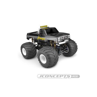 Jconcepts 1982 GMC K2500 Traxxas Stampede, Tamiya Clod Buster body (7 width & 10.50 wheelbase)
