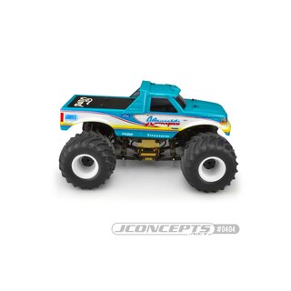JConcepts 1993 Ford F-250 13.0 WB monster truck body w/racerback and sun visor