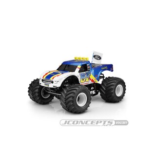 JConcepts 2020 Ford Raptor body - BF Power logo MT body (Fits ? Losi LMT / Axial SMT10, 7.25 width & 12.50-13.00 wheelbase)