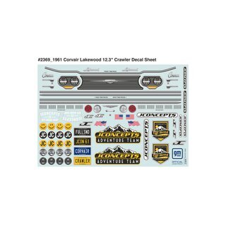 JConcepts 1961 Corvair Lakewood, 12.3? wheelbase (Fits-TRX-4 Sport, Enduro, Axial, Vanquish 12.3 wheelbase)