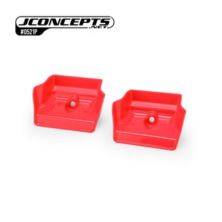 JConcepts Team Associated RC8B4.1 | RC8B4.1e injection molded front wing, retro pink - 2pc