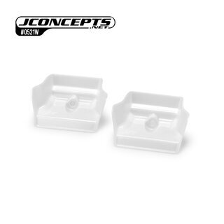 JConcepts Team Associated RC8B4.1 | RC8B4.1e injection molded front wing, white - 2pc