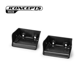 JConcepts Tekno NB48 2.2 | Tekno EB48 2.2 injection molded front wing, black - 2pc