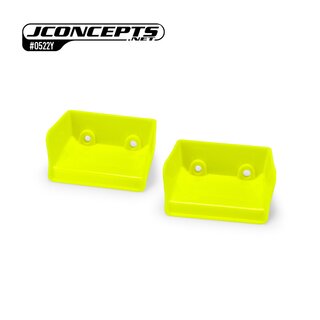 JConcepts Tekno NB48 2.2 | Tekno EB48 2.2 injection molded front wing, yellow - 2pc
