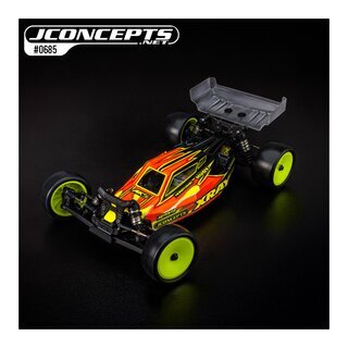 JConcepts S2 - XRAY XB2 2025 body w/ carpet | turf | dirt wing, light-weight
