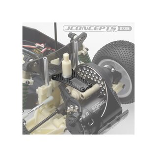 JConcepts RC10 Worlds 2.5mm Carbon Fiber transmission brace (3 gear)