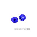 JConcepts RC10 Finnisher wing buttons - blue