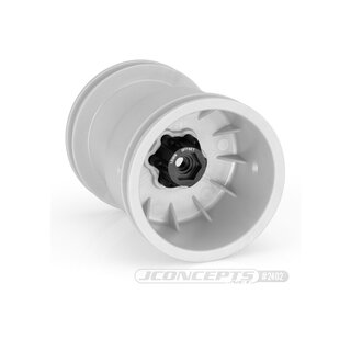 Jconcepts Tribute wheel, aluminum 12mm hex wheel adaptor, black anodized - 18mm offset - 2pc.