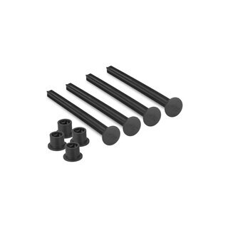 Jconcepts 1/8th off-road tire stick - holds 4 mounted tires (black) - 4pc.