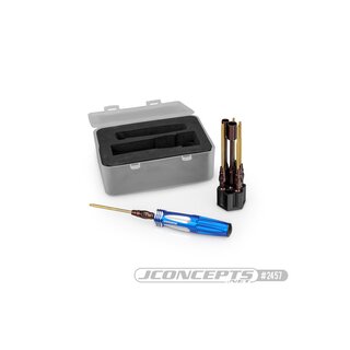 Jconcepts 1/4 hex driver wrench set w/ storage base ? 7pc. 
