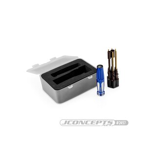 Jconcepts 1/4 hex driver wrench set w/ storage base ? 7pc. 