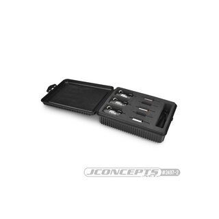 Jconcepts motor / rotor box w/ foam liner - black