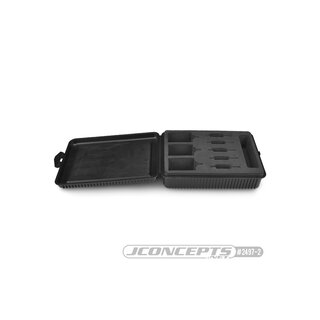 Jconcepts motor / rotor box w/ foam liner - black