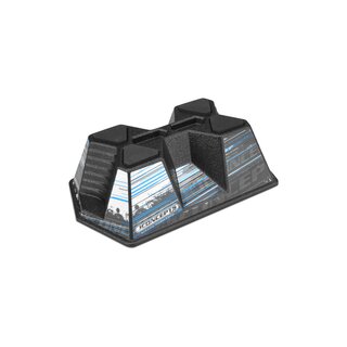 Jconcepts Aero car stand - Matte black w/ pads and decal