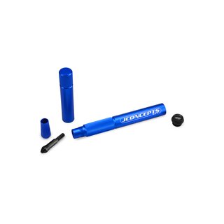 Jconcepts Precision hobby knife handle w/storage - blue