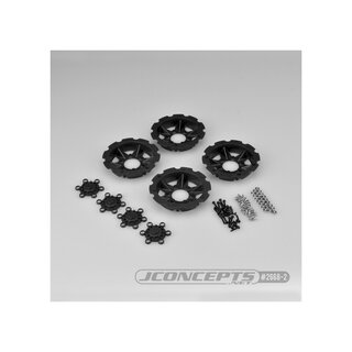 Jconcepts Tracker wheel discs - white (fits - #3379...