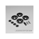 Jconcepts Tracker wheel discs - white (fits - #3379...