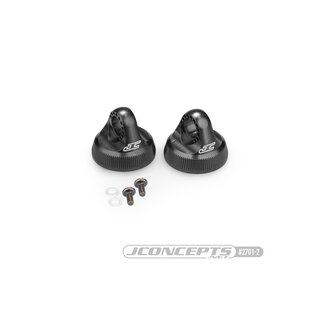 JConcepts Fin, 13mm shock cap - black (Fits ? Team Associated 13mm shock body)