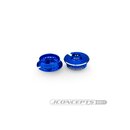 JConcepts Fin, 13mm spring cup, 0mm off-set - blue