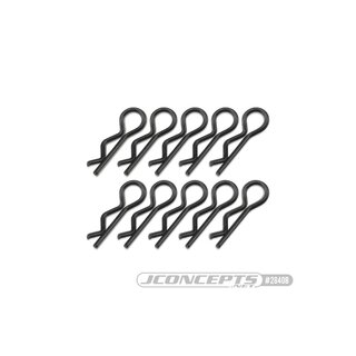 JConcepts compact / angled body clips, black, 10pc