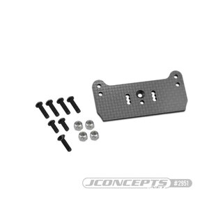 JConcepts F2 truggy body mount adaptor, carbon fiber (RC8T3)