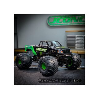 Jconcepts Tire JCT - Monster Truck tire - blue compound (Fits - #3377 2.6 x 3.6 MT wheel)