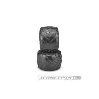 Jconcepts Tire JCT - Monster Truck tire - blue compound (Fits - #3377 2.6 x 3.6 MT wheel)