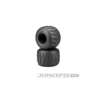 JConcepts Launch - Monster Truck tire - blue compound (Fits - #3377 2.6 MT wheel)