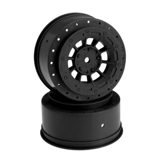 Jconcepts Hazard - SC7 | SC6.4 | Pro 2 SC10 | Pro4 SC10 +3mm wider off-set - 12mm hex wheel - 2pc. - (black)