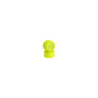 Jconcepts Hazard - SC7 | SC6.4 | Pro 2 SC10 | Pro4 SC10 +3mm wider off-set - 12mm hex wheel - 2pc. - (yellow)