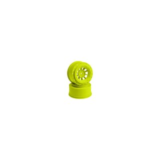 Jconcepts Hazard - Losi Ten SCT-E, Ten SCT-Nitro and 22 SCT wheel - yellow - 2pc.