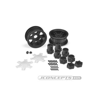 Jconcepts Dragon - 2.6 mega truck wheel w/ adaptors,...