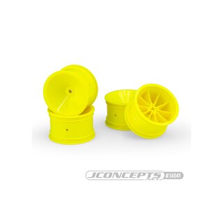 JConcepts Mono - RC10, RC10B2, RC10B3 2.2 rear wheel (yellow) - 4pc