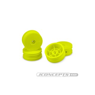 Jconcepts Mono - Losi Mini-B front wheel - (yellow) - 4pc