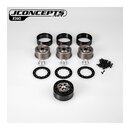 JConcepts Ballistic 2.0 Crawler Wheel Set (Fits 1.9 Tires)
