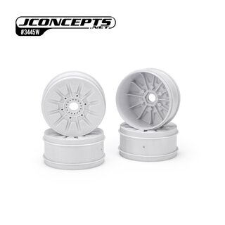 JConcepts Pioneer 1:8th buggy wheel, 83mm - white, 4pc