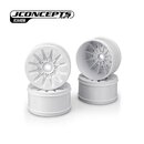 JConcepts Pioneer - 1:8th truck wheel, 4.0 - white, 4pc