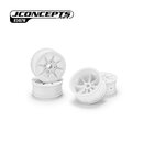 JConcepts Pioneer - RC10T 2.2 narrow front wheel, white -...